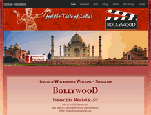 Tablet Screenshot of bollywood-muenchen.com